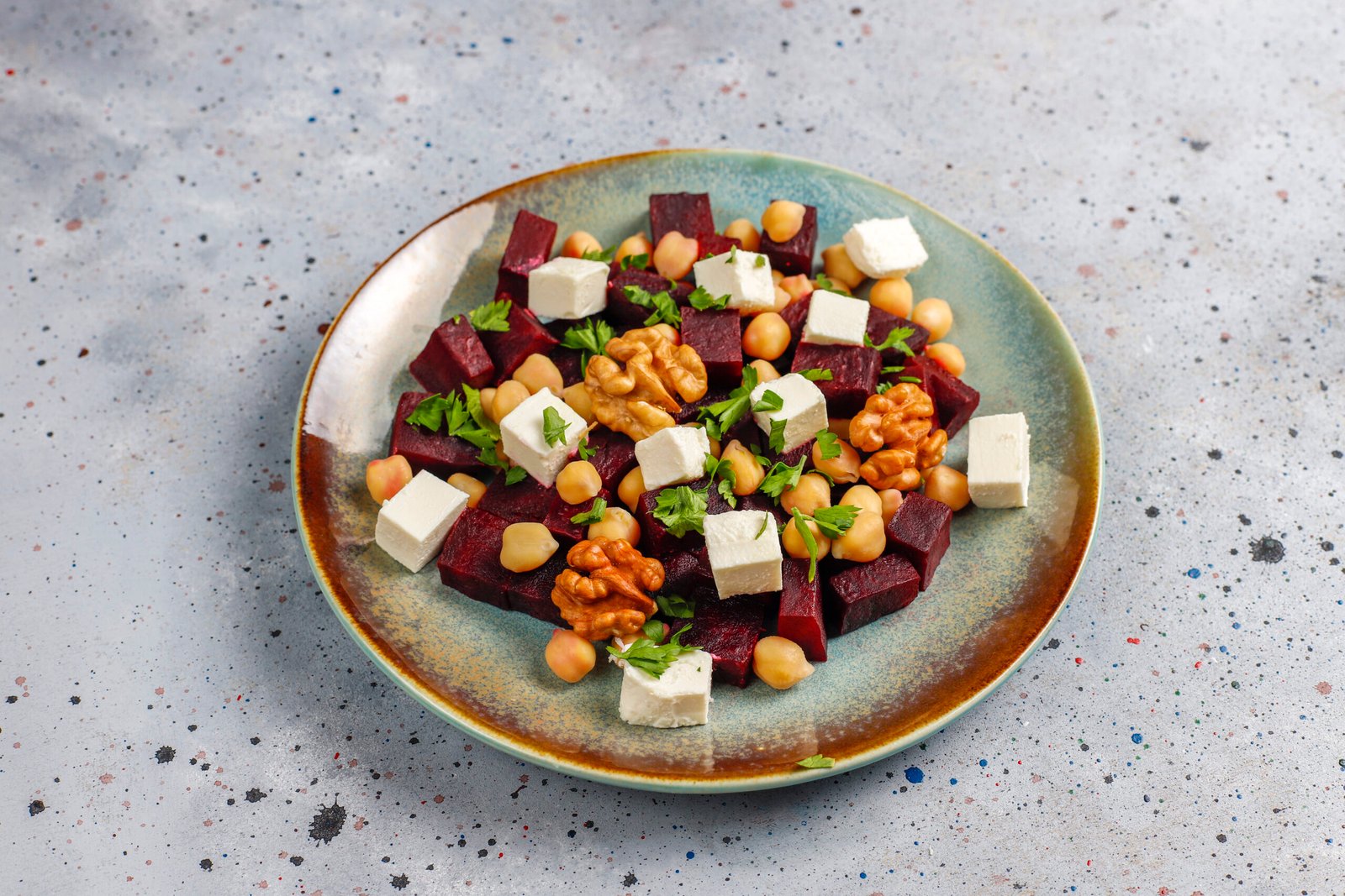 Beetroot Paneer Salad for Weight Loss