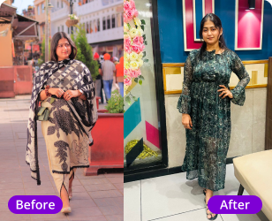 Navpreet PCOS transformation