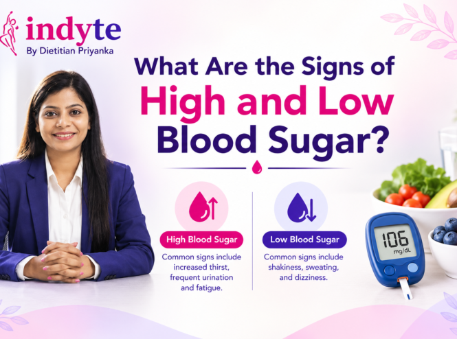 Signs of High and Low Blood Sugar